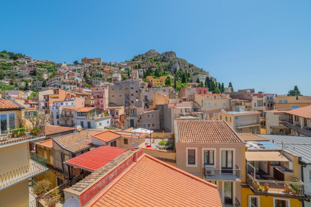 Ottaviano Suite - Elegante Attico Vista Mare Taormina Exterior foto